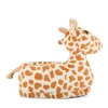 Chaussons Peluche Girafe MARRON LOVELY SKULL