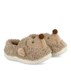 Chaussons Peluche Hérisson MARRON CHARLIE & FRIENDS