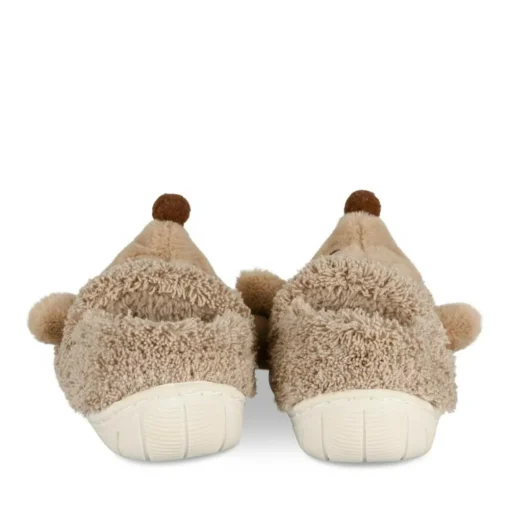 Chaussons Peluche Hérisson MARRON CHARLIE & FRIENDS