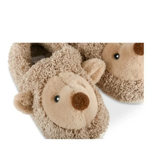 Chaussons Peluche Hérisson MARRON CHARLIE & FRIENDS