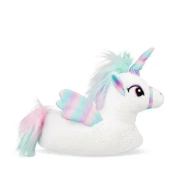 Chaussons Peluche Licorne BLANC LOVELY SKULL