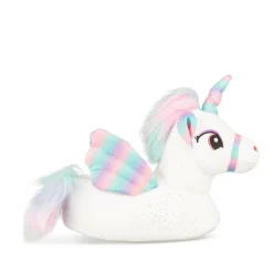 Chaussons Peluche Licorne BLANC LOVELY SKULL