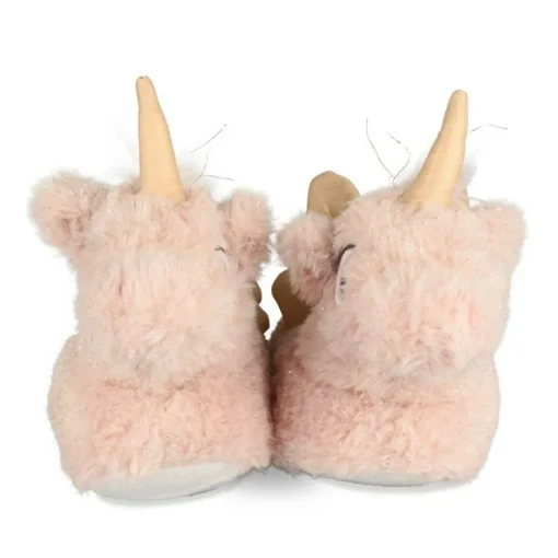 Chaussons Peluche Licorne ROSE NINI & GIRLS
