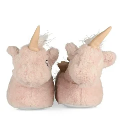 Chaussons Peluche Licorne ROSE LOVELY SKULL