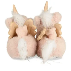 Chaussons Peluche Licorne ROSE NINI & GIRLS