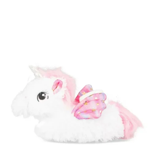 Chaussons Peluche Licorne BLANC NINI & GIRLS