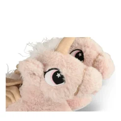 Chaussons Peluche Licorne ROSE LOVELY SKULL