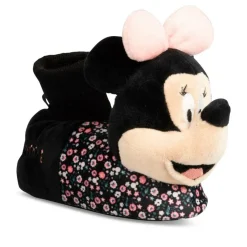 Chaussons Peluche NOIR MINNIE