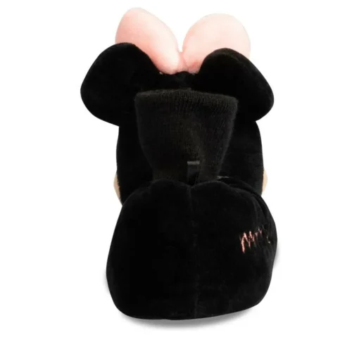 Chaussons Peluche NOIR MINNIE