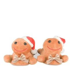 Chaussons Peluche Noël MARRON MERRY SCOTT