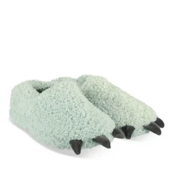 Chaussons Peluche Patte De Monstre VERT CHARLIE & FRIENDS