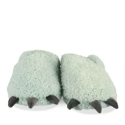 Chaussons Peluche Patte De Monstre VERT CHARLIE & FRIENDS