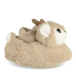 Chaussons Peluche Renne BEIGE NINI & GIRLS