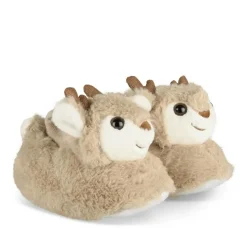 Chaussons Peluche Renne BEIGE NINI & GIRLS