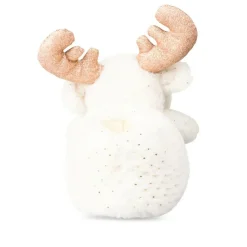 Chaussons Peluche Renne BLANC MERRY SCOTT