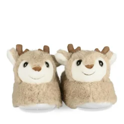 Chaussons Peluche Renne BEIGE NINI & GIRLS