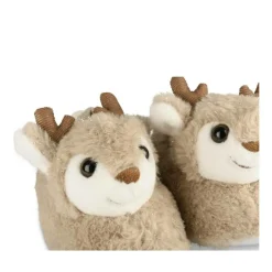 Chaussons Peluche Renne BEIGE NINI & GIRLS
