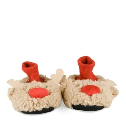 Chaussons Peluche Renne MARRON NINI & GIRLS