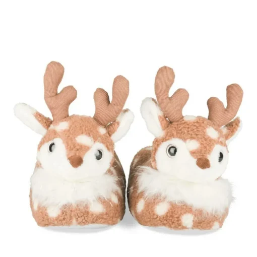 Chaussons Peluche Renne MARRON MERRY SCOTT