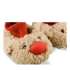 Chaussons Peluche Renne MARRON NINI & GIRLS