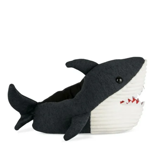 Chaussons Peluche Requin MARINE DENIM SIDE