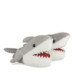Chaussons Peluche Requin GRIS TAMS