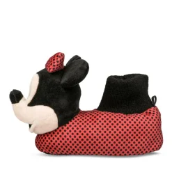 Chaussons Peluche ROUGE MINNIE