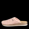 Chaussons ROSE Femme Motif Uni A Enfiler
