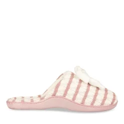 Chaussons ROSE Femme Motif Rayures