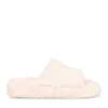 Chaussons ROSE Femme Motif Fausse Fourrure Elastique