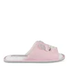 Chaussons ROSE Femme Motif Animal A Enfiler