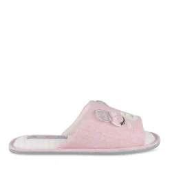 Chaussons ROSE Femme Motif Animal A Enfiler