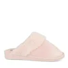 Chaussons ROSE Femme Motif Uni A Enfiler