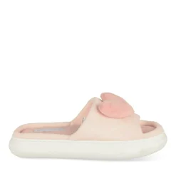Chaussons ROSE Femme Motif Uni A Enfiler
