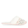 Chaussons ROSE Femme Motif Uni A Enfiler