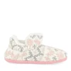 Chaussons ROSE Femme Motif Uni A Enfiler