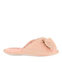 Chaussons ROSE Femme Motif Uni A Enfiler