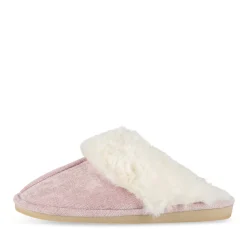 Chaussons ROSE Femme Motif Uni A Enfiler