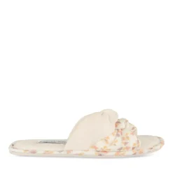 Chaussons ROSE Femme Motif Uni A Enfiler