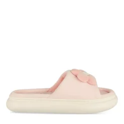 Chaussons ROSE Femme Motif Uni A Enfiler