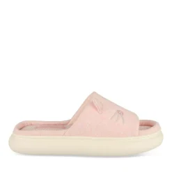 Chaussons ROSE Femme Motif Uni A Enfiler