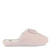 Chaussons ROSE Femme Motif Uni A Enfiler