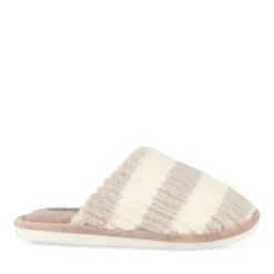 Chaussons ROSE Femme Motif Uni A Enfiler