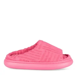 Chaussons ROSE Femme Motif Uni A Enfiler