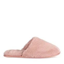 Chaussons ROSE Femme Motif Uni A Enfiler
