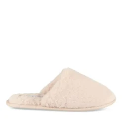 Chaussons ROSE Femme Motif Uni A Enfiler