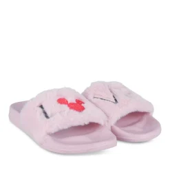 Chaussons ROSE Femme Motif Uni A Enfiler