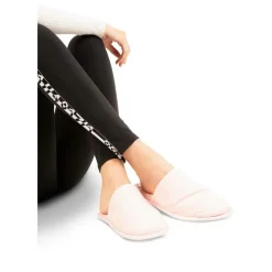 Chaussons ROSE Femme Motif Uni