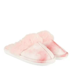 Chaussons ROSE Femme Motif Uni A Enfiler
