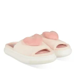 Chaussons ROSE Femme Motif Uni A Enfiler